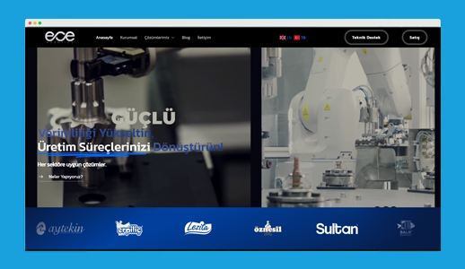 ece-robotics web sitesi